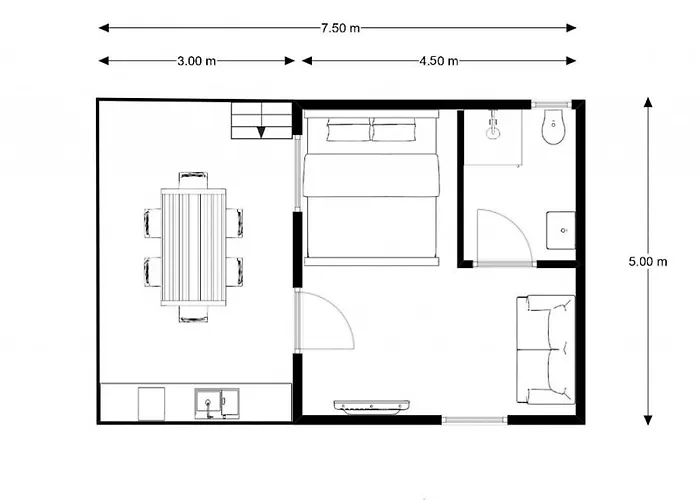House In With Sea View, Terrace, Air Conditioning, Wi-fi 아파트 *